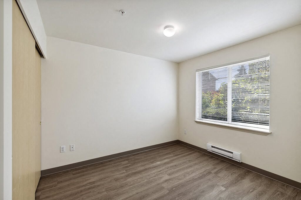 Vacant Bedroom at Ballinger Court Senior Apartments in Edmonds WA